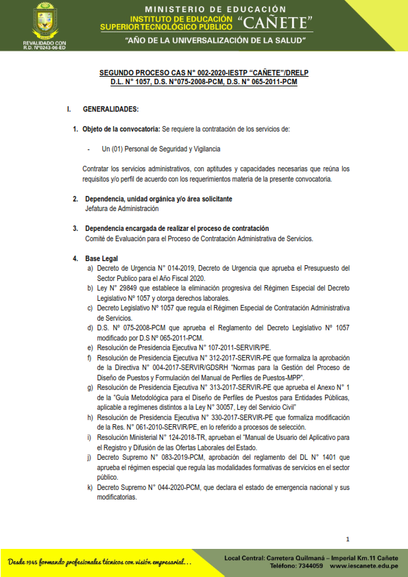 TERMINO DE REFERENCIA TDR 1 1 001