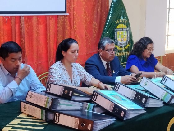 Visita de los directivos del Gobierno Regional y de la Municipalidad Distrital de Quilmaná.